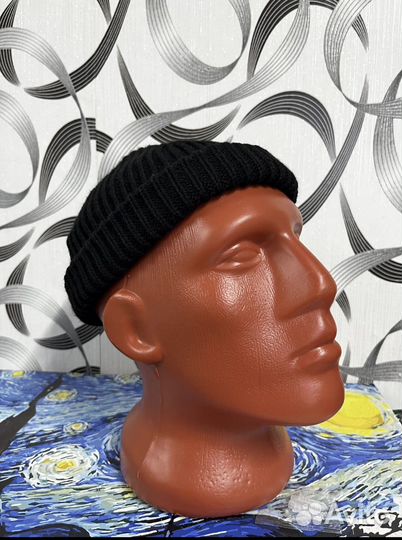 Шапка вязаная бини