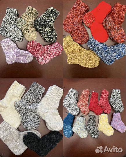 Вязанные носки ручной работы