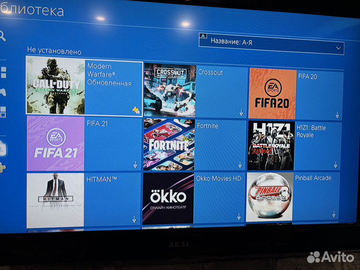 Sony playstation 4 slim с играми