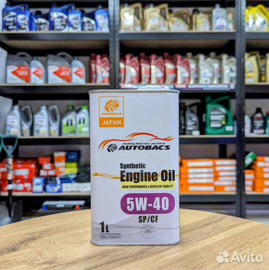 Масло моторное autobacs engine OIL 5W-40 SP/CF (Си