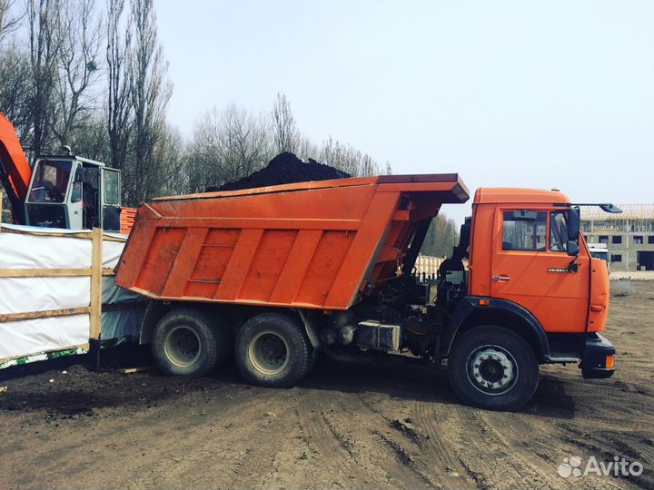 Услуги самосвала Камаз 15тонн. 10м3