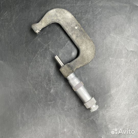 Микрометр измерительный прибор металлический ретро