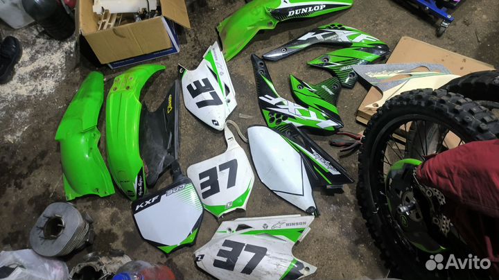 Пластик kawasaki kx 450
