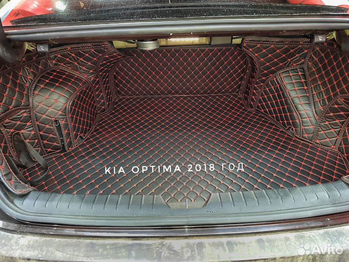 3d коврики из экокожи KIA