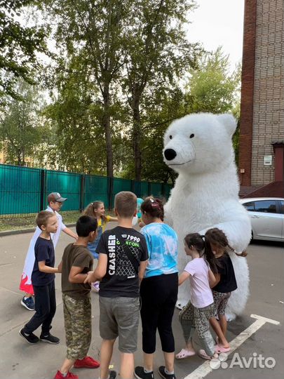 Белый мишка поздравление