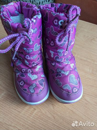 Сапожки для девочки 25
