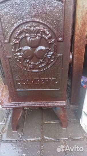 Чугунная печь камин бу