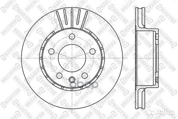 6020-3611V-SX диск тормозной передний Opel Ome
