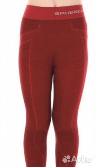 Термобрюки Brubeck Wmn Active Wool Junior Bordeaux