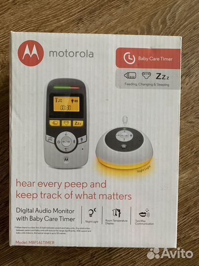 Радионяня Motorola MBP161 Timer