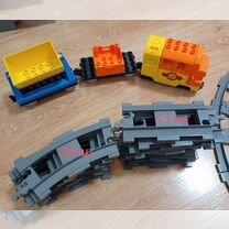 Лего дупло рельсы +поезд в подарок