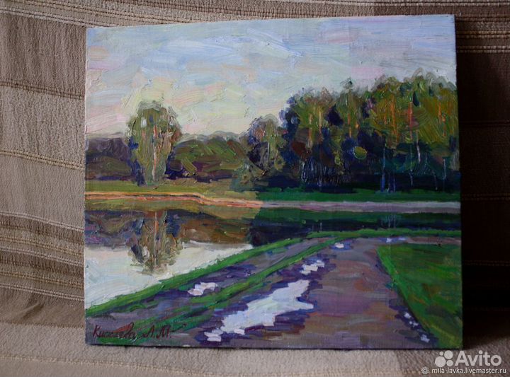 Картина маслом на холсте пейзаж