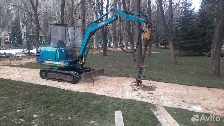 Мини экскаватор,Ямобур, Бара,Манипулятор