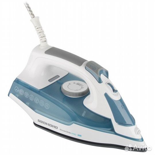 Утюг redmond RI-C278 2200Вт 140г/мин керамика белый, голубой