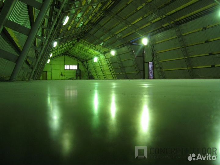 Бетонная стяжка с топпингом