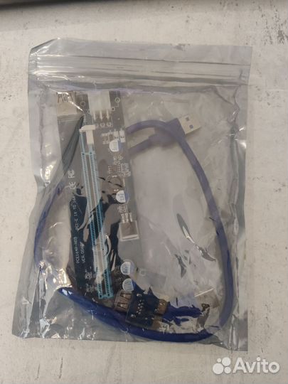 Райзер для видеокарт molex SATA