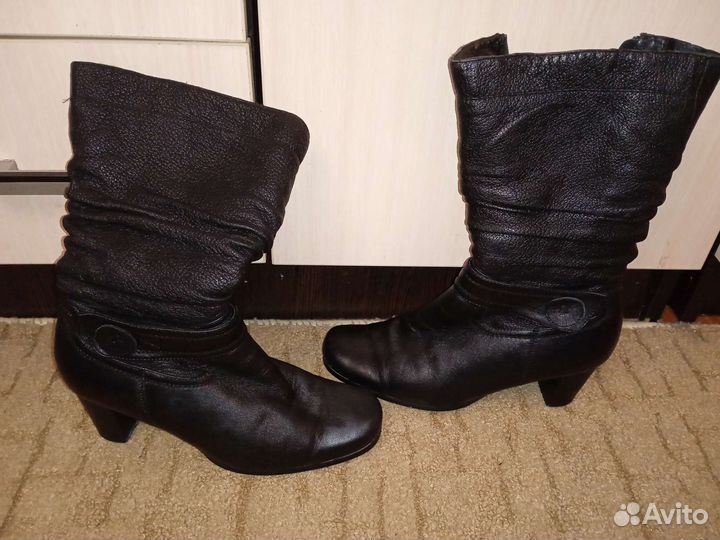Сапоги зимние натуральная кожа 38 размер