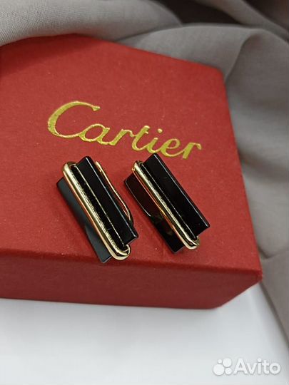 Серьги в стиле Cartier