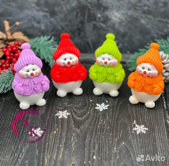 Снеговик из мыла