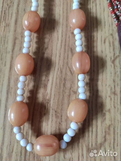Ожерелье бусы бакелит