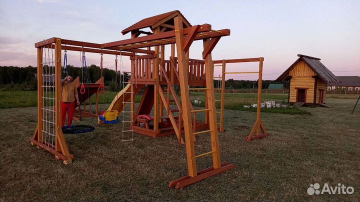 Детский уличный спортивный комплекс для дачи