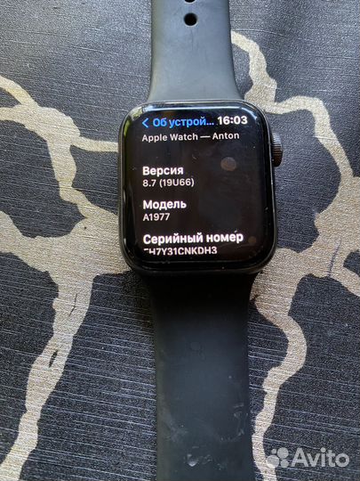 Часы apple watch 4 40 mm