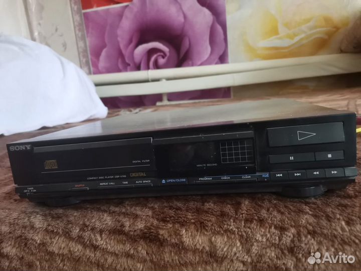 Cd проигрыватель sony cdp-v705