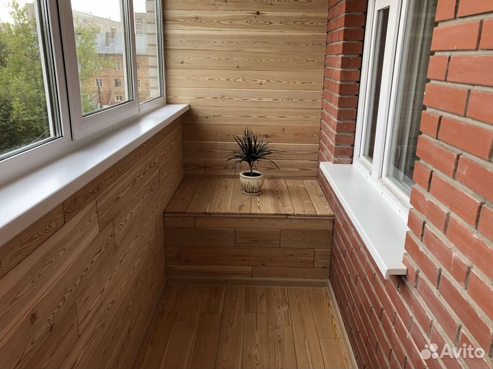 Утепление и обшивка балконов