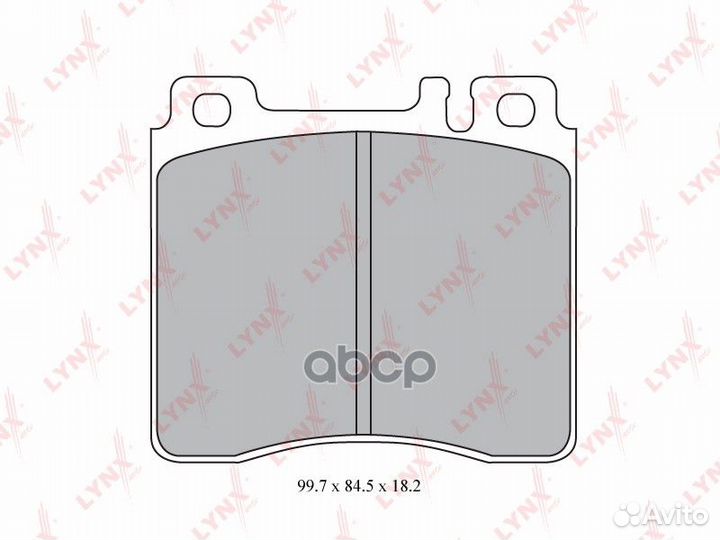 Колодки тормозные дисковые перед BD5333 LYN