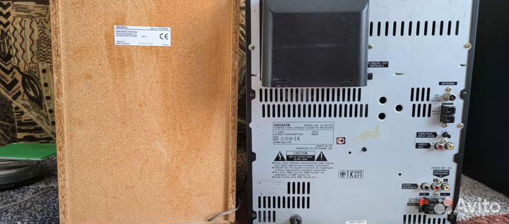 Музыкальный центр aiwa nsx f7+акус. sony