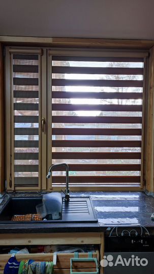 Рулонные шторы Зебра Уни