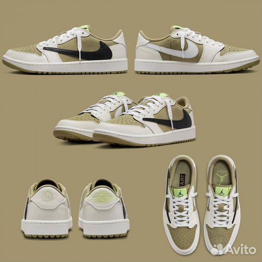 Кроссовки nike AIR jordan LOW travis scott (42)