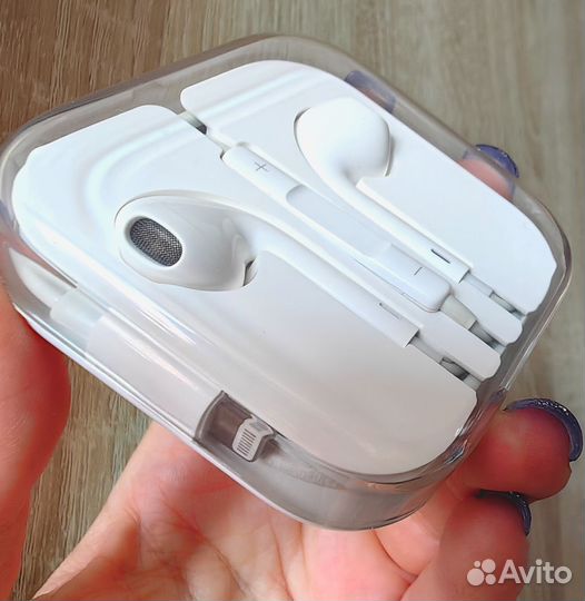 Наушники apple проводные lightning