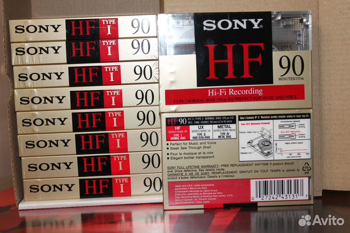 Sony HF 90 аудиокассеты