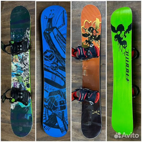 Сноуборды с креплениями 157-158