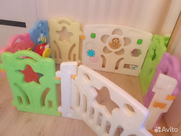 Детский манеж заборчик пластиковый