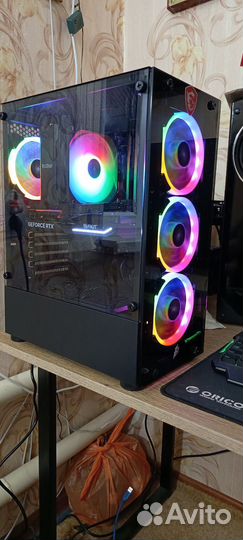 Игровой пк на ryzen r5 5600 и Rtx4060ti,новый