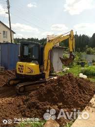 Услуги Мини-экскаватора