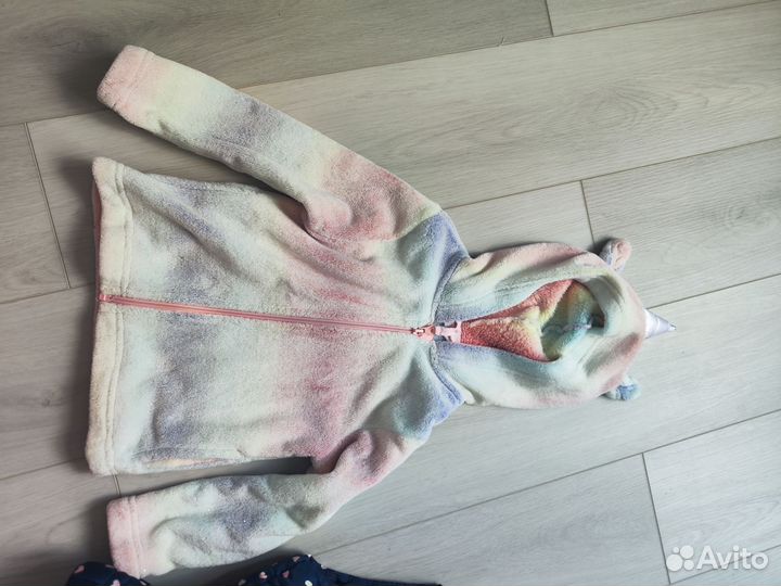 Кофточка для девочки на замке Единорог. HM