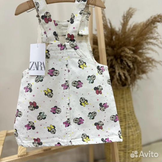 Джинсовый сарафан для девочки Zara 98,104,110,116