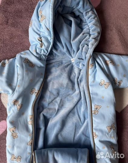Детский демисезонный комбинезон 56
