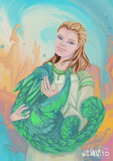 Арт, Цифровая живопись, Рисунок, Картина, Подарок