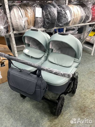Коляска для двойни indigo 2 в 1