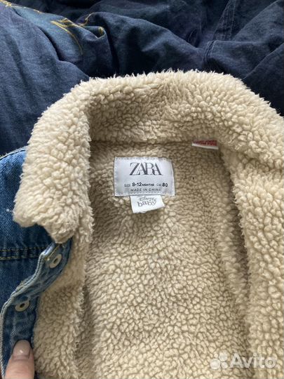 Джинсовая куртка zara детская