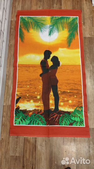 Полотенце банное вафельное 100*150 см