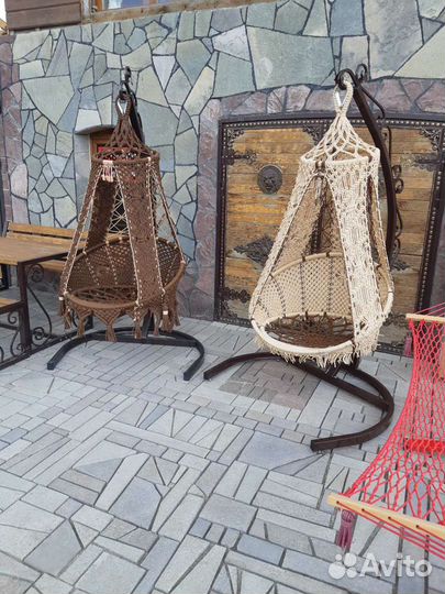 Гамак с каркасом ручной работы