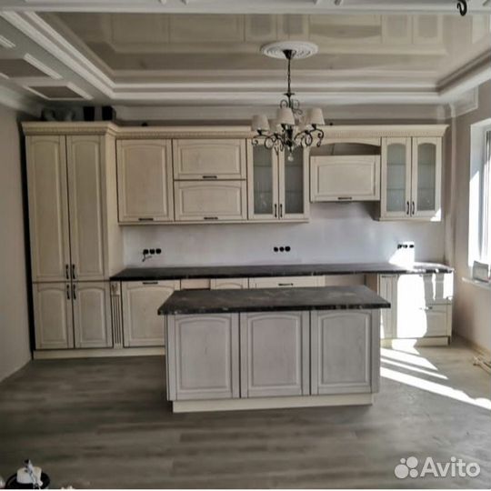 Кухня светлый шпон дуба