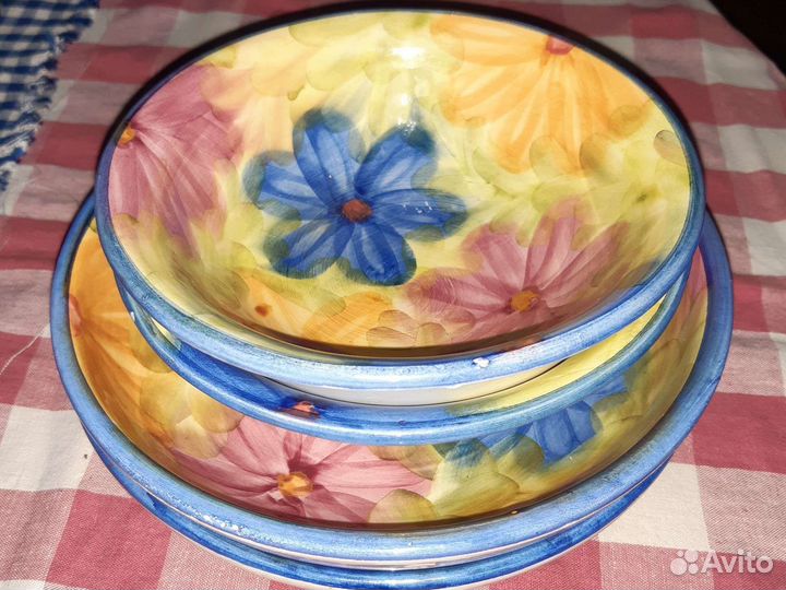 Тарелка блюдо пиала из Африки ручная работа