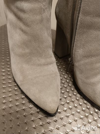 Ботильоны замшевые 35 размер демисезонные