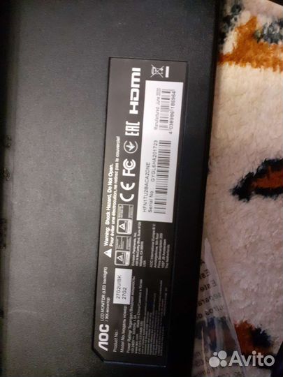 Монитор на запчасти